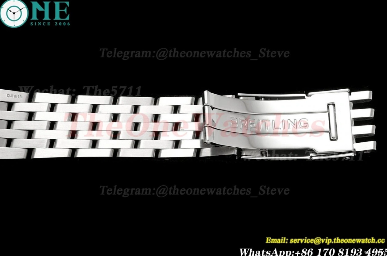 A2824 Date Dial TF Navitimer SS 1 Cream 41mm SS 0215